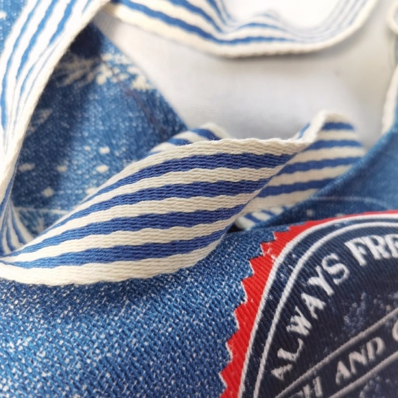 NWT Kitchen APRON SEAFOOD fish chef Apron - French Chic Apron 100% Cotton - OS - Picture 3 of 10